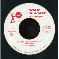 Ted Taylor Has My Love Grown Cold / I Need You So USED VINYL 7INCH 45 RPM
