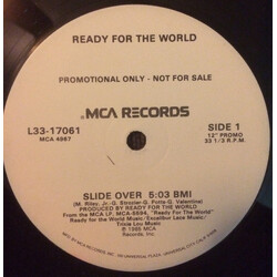 Ready For The World Slide Over USED VINYL 12INCH 33 S RPM PROMO