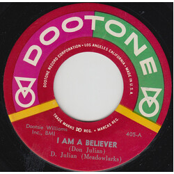 Don Julian & The Meadowlarks I Am A Believer USED VINYL 7INCH SINGLE REISSUE