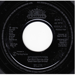 Blur Stereotypes USED VINYL 7INCH 45 RPM SINGLE JUKEBOX