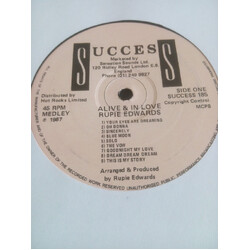 Rupie Edwards Alive & In Love USED VINYL 12INCH 45 RPM