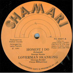 George Nooks / Prince Mohammed Honest I Do / Loverman Skanking USED VINYL 12INCH 45 RPM