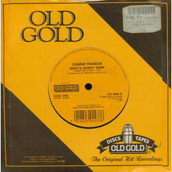 Connie Francis Who's Sorry Now USED VINYL 7INCH 45 RPM SINGLE REISSUE