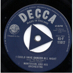 Mantovani And His Orchestra I Could Have Danced All Night (From "My Fair Lady") USED VINYL 7INCH 45 RPM SINGLE