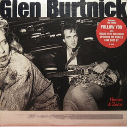 Glen Burtnick Heroes & Zeros Vinyl LP USED