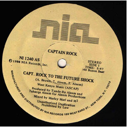 Captain Rock Capt. Rock To The Future Shock VINYL 12" USED