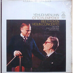 Yehudi Menuhin / Otto Klemperer / Ludwig van Beethoven / New Philharmonia Orchestra Violin Concerto In D (Op. 61) Vinyl LP USED