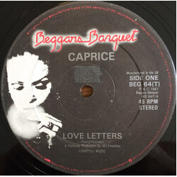 Caprice (16) Love Letters / I Got To Sing USED VINYL 12INCH 45 RPM