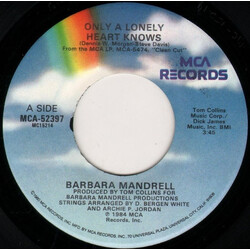 Barbara Mandrell Only A Lonely Heart Knows Vinyl 7" USED