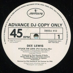 Dee Lewis Stuck On Love USED VINYL 12INCH PROMO