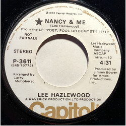 Lee Hazlewood Nancy & Me USED VINYL 7INCH 45 RPM SINGLE PROMO STEREO MONO