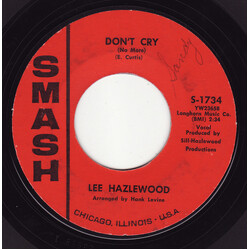 Lee Hazlewood Don't Cry (No More) / Della USED VINYL 7INCH 45 RPM SINGLE