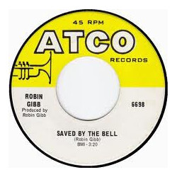Robin Gibb Saved By The Bell USED VINYL 7INCH SINGLE 45 RPM