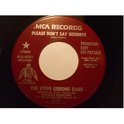 Steve Gibbons Band Please Don't Say Goodbye USED VINYL 7INCH 45 RPM PROMO