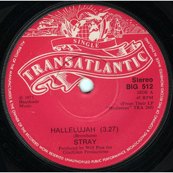 Stray (6) Hallelujah Vinyl 7" USED