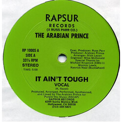 The Arabian Prince It Ain't Tough USED VINYL 12INCH 33 S RPM