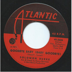 Solomon Burke Goodbye Baby (Baby Goodbye) USED VINYL 7INCH 45 RPM
