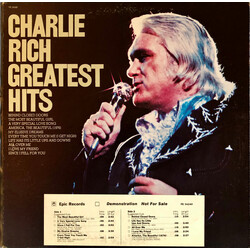 Charlie Rich Greatest Hits Vinyl LP USED