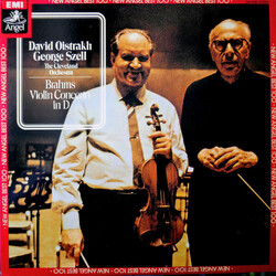Johannes Brahms / David Oistrach / George Szell / The Cleveland Orchestra Violin Concerto In D Vinyl LP USED