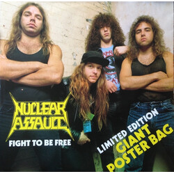 Nuclear Assault Fight To Be Free USED VINYL 12INCH 45 RPM EP LIMITED EDITION