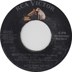 David Terry And His Orchestra March From The River Kwai And Colonel Bogey / Swingin' Shepherd Blues VINYL 7" USED