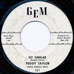 Peggy Taylor So Similar USED VINYL 7INCH 45 RPM