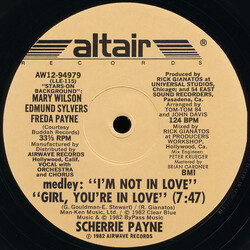 Scherrie Payne Medley: I'm Not In Love / Girl, You're In Love USED VINYL 12INCH 33 S RPM