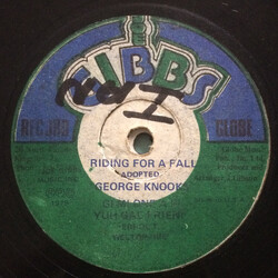 George Nooks / Welton Irie Riding For A Fall / Gi Me One A Fi Yuh Gal Friend USED VINYL 12INCH SINGLE 33 S RPM