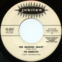 The Bobbettes The Broken Heart / Mama Papa USED VINYL 7INCH SINGLE 45 RPM PROMO