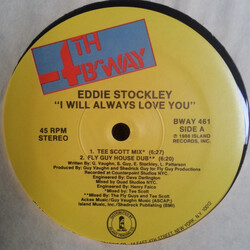 Eddie Stockley I Will Always Love You USED VINYL 12INCH 45 RPM