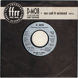 D Mob / Gary Haisman We Call It Acieeed USED VINYL 7INCH SINGLE 45 RPM