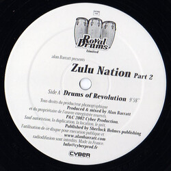 Alan Barratt Zulu Nation Part 2 Vinyl 12" USED