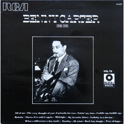 Benny Carter And His Orchestra Benny Carter And His Orchestra 1940-1941 Vinyl LP USED