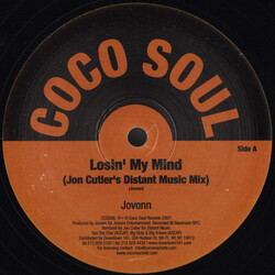 Jovonn Losin' My Mind (Jon Cutler Remix) VINYL 12" USED