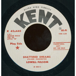 Lowell Fulson Shattered Dreams USED VINYL 7INCH 45 RPM PROMO