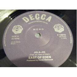 East Of Eden (2) Jig-A-Jig / Marcus Junior USED VINYL 7INCH 45 RPM REISSUE MONO
