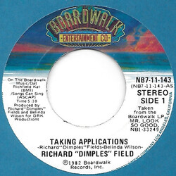 Richard 'Dimples' Fields Taking Applications USED VINYL 7INCH 45 RPM SINGLE