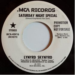 Lynyrd Skynyrd Saturday Night Special USED VINYL 7INCH SINGLE PROMO