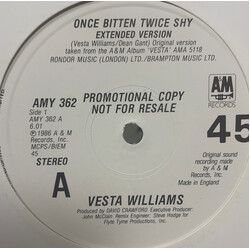 Vesta Williams Once Bitten Twice Shy Vinyl 12" USED