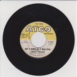 Christy Bogart Not A Word Of It Was True / Sweet & Tender Boy USED VINYL 7INCH 45 RPM