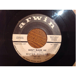 Milt Grayson Don't Blame Me USED VINYL 7INCH 45 RPM PROMO MONO