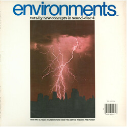 No Artist Environments (Totally New Concepts In Sound - Disc 4 - Ultimate Thunderstorm / Gentle Rain In A Pine Forest) Vinyl LP USED
