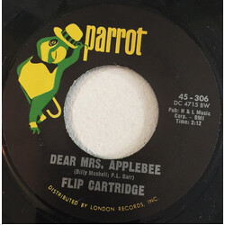 Flip Cartridge Dear Mrs. Applebee / Don't Take The Lovers From The World USED VINYL 7INCH 45 RPM SINGLE