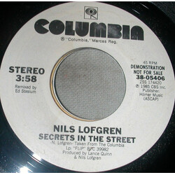 Nils Lofgren Secrets In The Street USED VINYL 7INCH 45 RPM PROMO