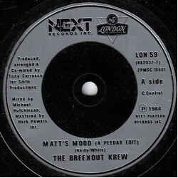 The Breekout Krew Matt's Mood USED VINYL 7INCH 45 RPM SINGLE
