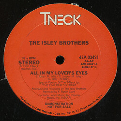 The Isley Brothers All In My Lover's Eyes USED VINYL 12INCH PROMO