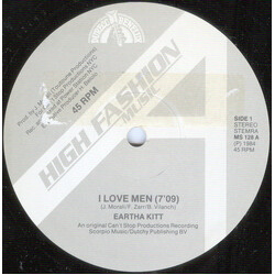Eartha Kitt I Love Men USED VINYL 12INCH 45 RPM