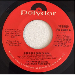 Cat Mother And The All-Night Newsboys Good Old Rock 'N Roll / Bad News USED VINYL 7INCH 45 RPM SINGLE
