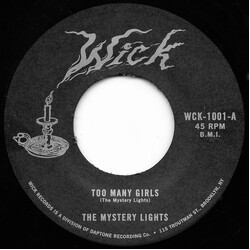 The Mystery Lights Too Many Girls USED VINYL 7INCH 45 RPM SINGLE