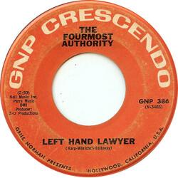 The Foremost Authority Left Hand Lawyer USED VINYL 7INCH 45 RPM